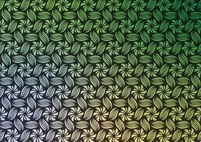 Flower green leaf modern style pattern background vector
