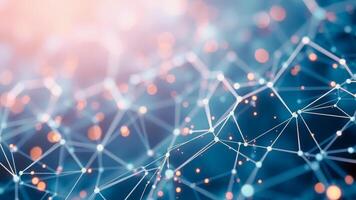 Abstract Network Connection Background photo