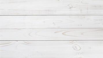 Rustic white wooden planks with intricate grain, ideal for natural and vintage backgrounds in various projects photo
