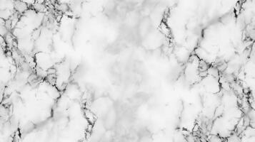 Marble texture with black veins creating a natural pattern, perfect for backgrounds and design projects photo