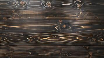 Rustic backdrop beautiful vintage-style texture of rich, dark wooden planks, ideal for all design projects photo