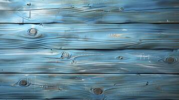 Rustic backdrop weathered blue wooden boards with charming knots, ideal for nostalgic projects photo