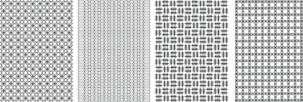 Unique Seamless Geometric Abstract Pattern Background. vector