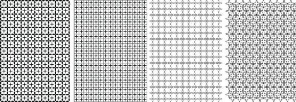 Unique Colorable Seamless Pattern Background. vector