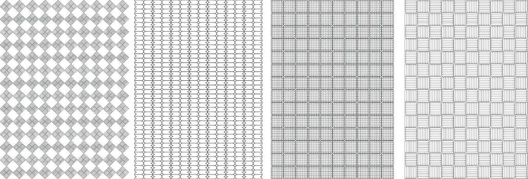 Seamless Abstract Pattern Set. vector