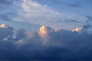 Two Blue Layers Background In The Sky At Abcoude The Netherlands 26-6-2023 photo