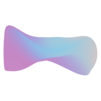 pink blue hologram liquid fluid abstract element illustration abstract shape with a gradient of purple to blue resembling a distorted cloud png