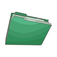 Old Files Folder illustration vector