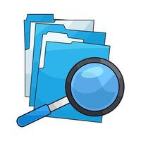 illustration of Browse Archives vector