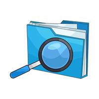 illustration of Browse Folders vector