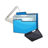 Practical Work Folder illustration vector