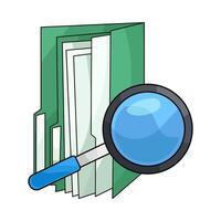 illustration of Browse Files vector
