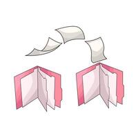 Digital Folders illustration vector