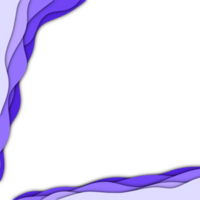 Multi layers Purple Gradient Blob Abstract Flowing Wavy Paper Cut Shapes Frame Background png
