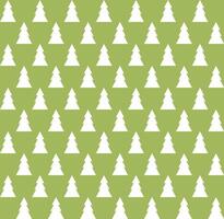 Christmas trees seamless background vector