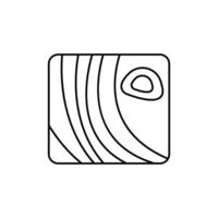 toporaphy concept line icon. Simple element illustration. toporaphy concept outline symbol design. vector