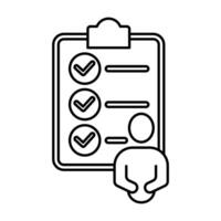 conform concept line icon. Simple element illustration. conform concept outline symbol design. vector