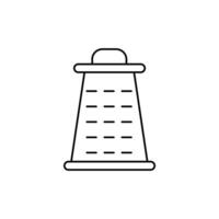 grater concept line icon. Simple element illustration. grater concept outline symbol design. vector