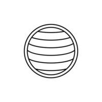 latitude concept line icon. Simple element illustration. latitude concept outline symbol design. vector