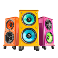 loud speakers Isolated on transparent background png