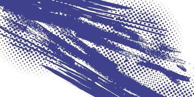 Abstract Background with Blue and White Brush Texture and Halftone Effect. Grunge Sport Background, for Banner or Poster Design Elements vector