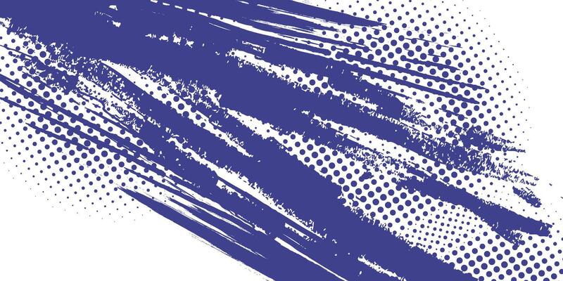 Abstract Background with Blue and White Brush Texture and Halftone Effect. Grunge Sport Background, for Banner or Poster Design Elements