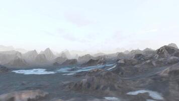 Flying Through The Mountains Landscape 3D Animation video