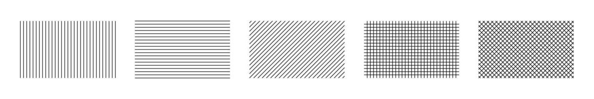 Stripe seamless patterns. Geometric classic black and white thin line background. Lines patterns. Linear backdrop. vector