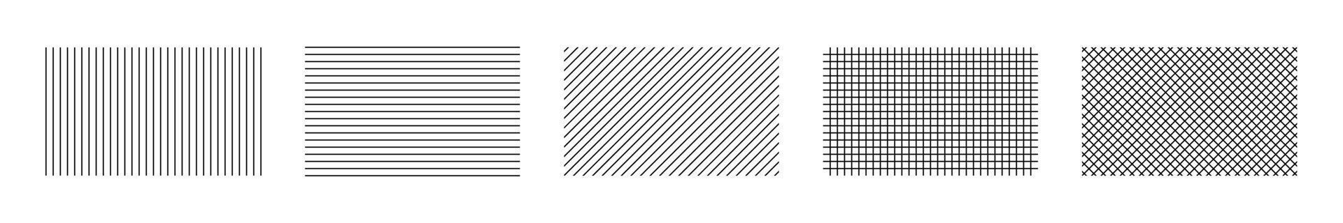 Stripe seamless patterns. Geometric classic black and white thin line background. Lines patterns. Linear backdrop.