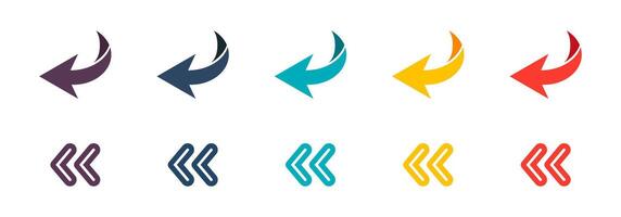 Arrow collection. arrows. Arrow icon set. EPS 10 vector
