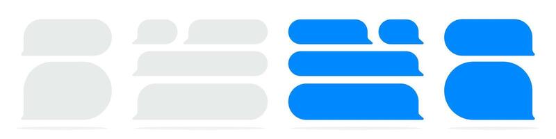 Smart Phone chatting. Smartphone with message bubbles. Speech bubbles for chat. Message bubbles. Messenger interface. SMS bubbles. vector