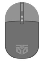 Computer mouse flat icon isolated on white background. vector