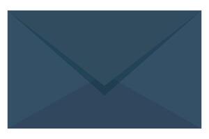 Mail envelope icon isolated on white background. vector