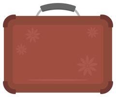 Businessman briefcase icon isolated on white background. vector