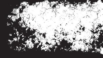 Abstract Black Grunge on White Surface for Textural Backgrounds and Overlays vector