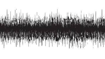 Black Noise Pattern on White Background for Texture and Overlay Design Elements. vector