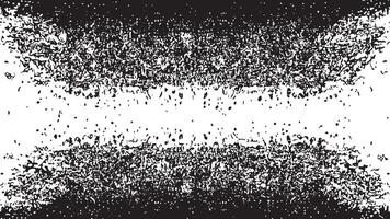 Monochrome Black Noise Texture on Pristine White Canvas for Background and Overlay Applications vector