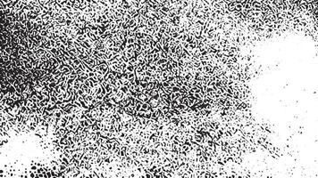 High-Detail Black Noise and Grunge Texture on White Background for Monochrome Overlay and Background Design. vector