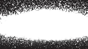 Rugged Black Grunge Texture Distressed Overlay for White Background Designs vector