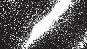 Deep Black Grunge Texture Gritty and Distressed Overlay for Monochrome Backgrounds vector