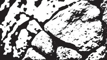 Chalky Black Distress Texture on a Crisp White Background for High-Resolution Design vector