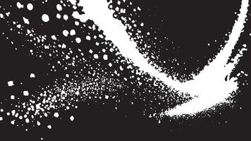Rough Black Grunge Texture on White Distressed and Gritty Design for Background Overlays vector