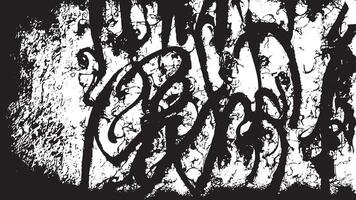 Raw Black Grunge Patterns on a White Background for Textural Overlays and Design vector