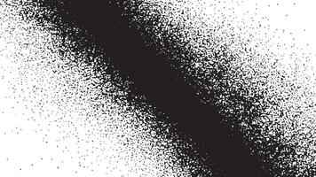 Grainy Black Noise Texture on Bright White Canvas for Monochrome Backgrounds and Overlays. vector