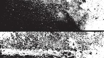 Textured Black and White Distressed Grunge Overlay with Noise for Background and Monochrome Layers. vector