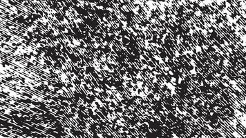 Gritty Black Noise Texture Overlaid on White Background for Monochrome Design Elements. vector