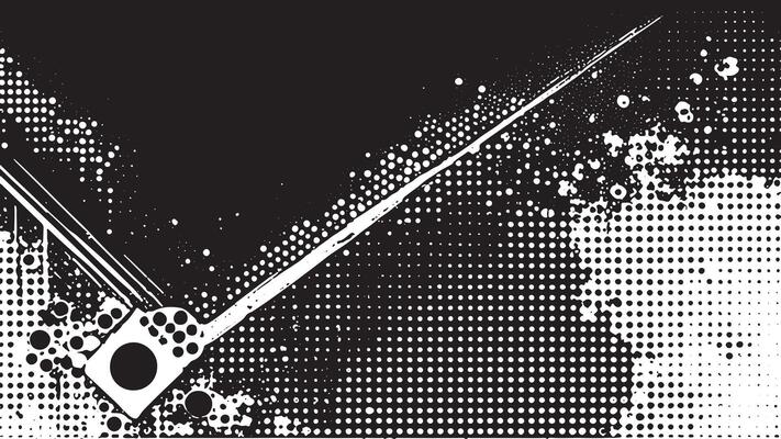 Black Distressed Grunge and Gritty Texture for Monochrome Background and Overlays