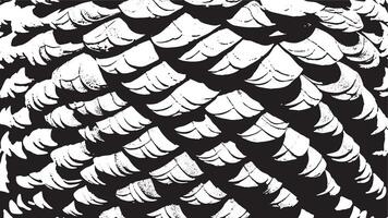 Bold Monochrome Pattern Black Texture on White Background for 4K Overlays vector