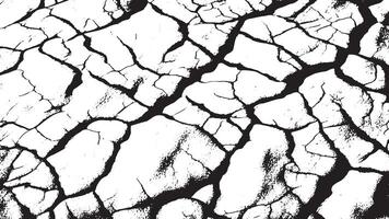 Weathered Black and White Grunge Texture Overlay for High-Definition Backgrounds vector