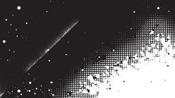 Distressed Black Grunge and Gritty Texture for Monochrome Background and Overlays vector